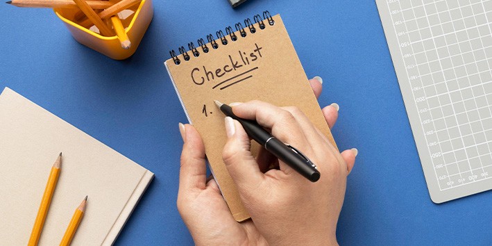 Rituais de bem-estar calma planejamento organizacao